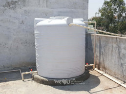 Installation of Water Purification Facility and Water Tanks at Zilla Parishad High School, Himayat Nagar, India