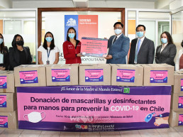 2020년 12월 10일, 장길자 명예회장이 이끄는 국제위러브유가 '코로나19 방역물품 및 식료품 지원사업'의 일환으로 칠레 보건부에 마스크 20,100장과 손 소독제 670L를 기증했다.