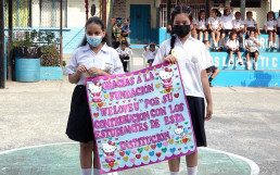 Donation of School Bags and School Supplies to a Public School in Ecuador