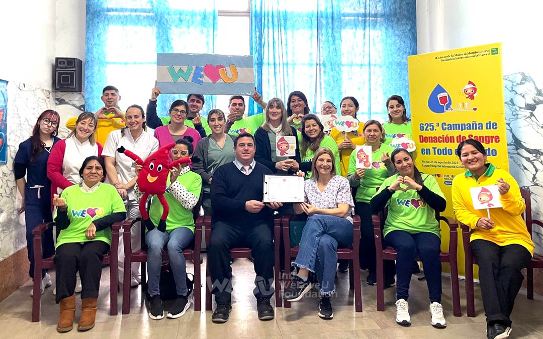 Campaña de Donación de Sangre en Todo el Mundo para conmemorar el Día Mundial del Donante de Sangre