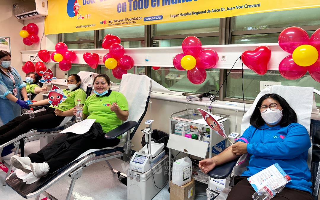 Campaña de Donación de Sangre en Todo el Mundo para conmemorar el Día Mundial del Donante de Sangre
