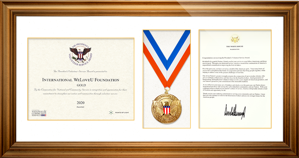 The U.S. President’s Volunteer Service Award 2020