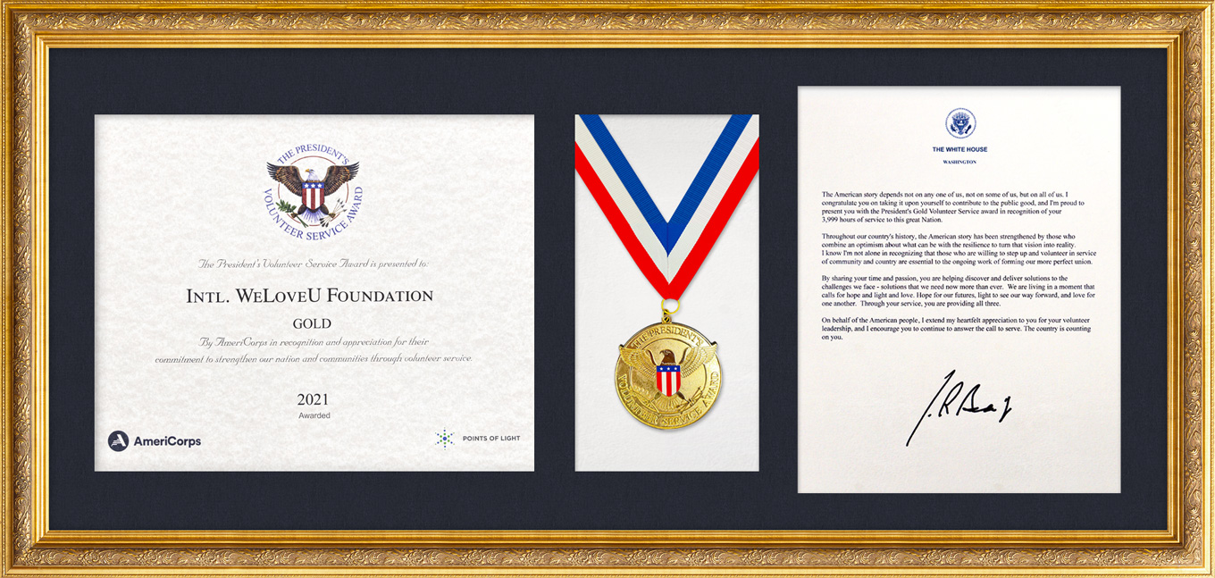 The U.S. President’s Volunteer Service Award 2021